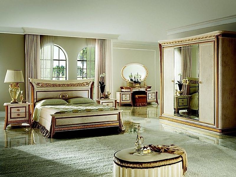 Xlmoebel Bett Barock Bett Renaissance Bett geschnitzte Details, Hergestellt günstig online kaufen
