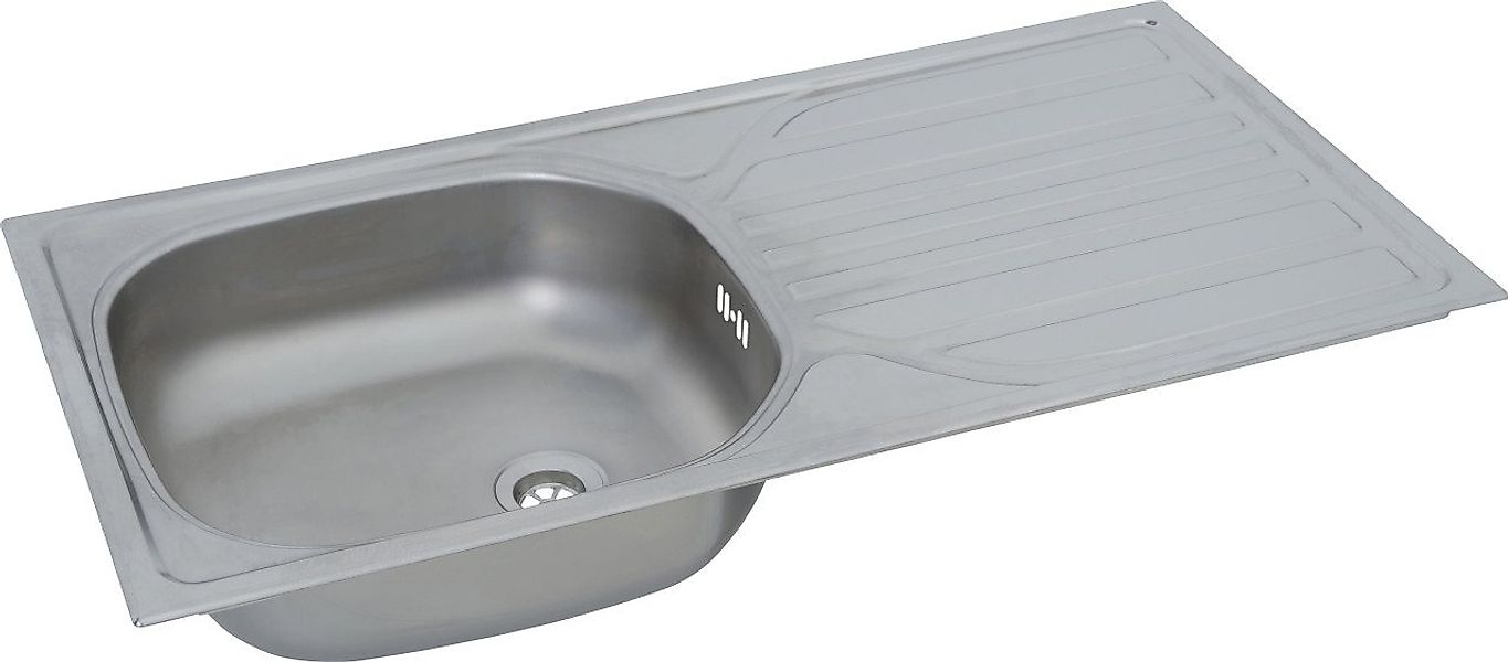 RESPEKTA Einbauspüle respekta Einbauspüle Edelstahl 860 x 435 mm günstig online kaufen