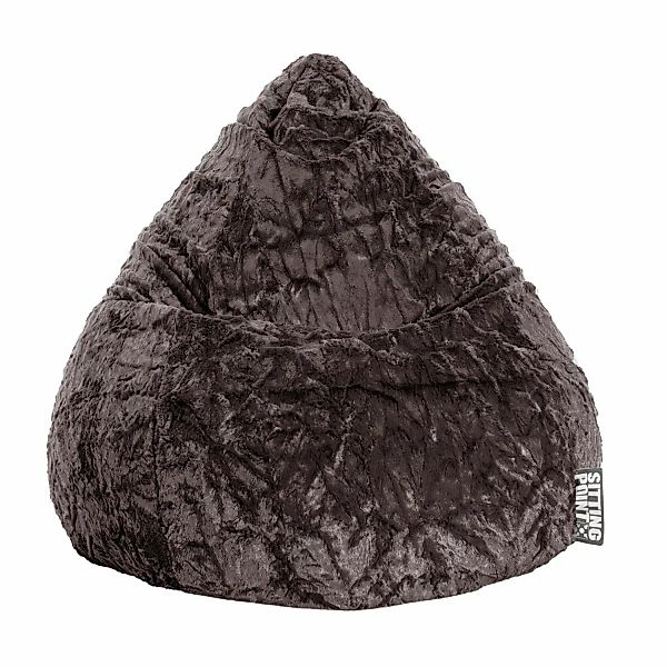 Sitting Point Sitzsack Fluffy 120 l Anthrazit günstig online kaufen