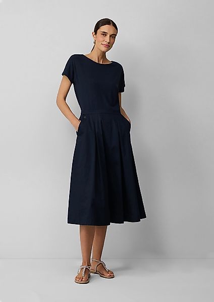 s.Oliver Midikleid Kleid Midikleid im Fabricmix günstig online kaufen