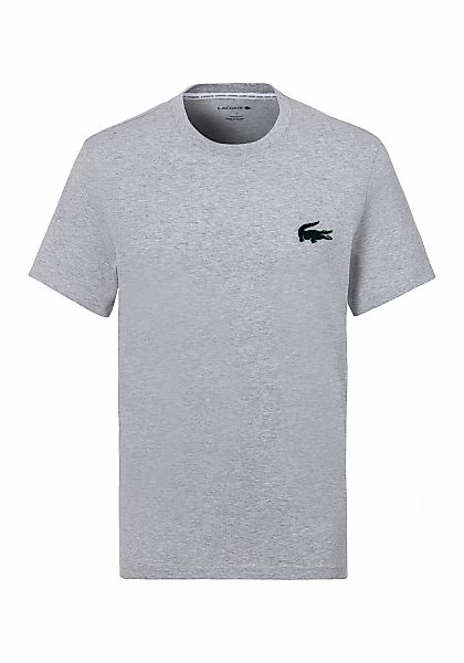 Lacoste T-Shirt, mit großem Krokodillogo aus Samt günstig online kaufen