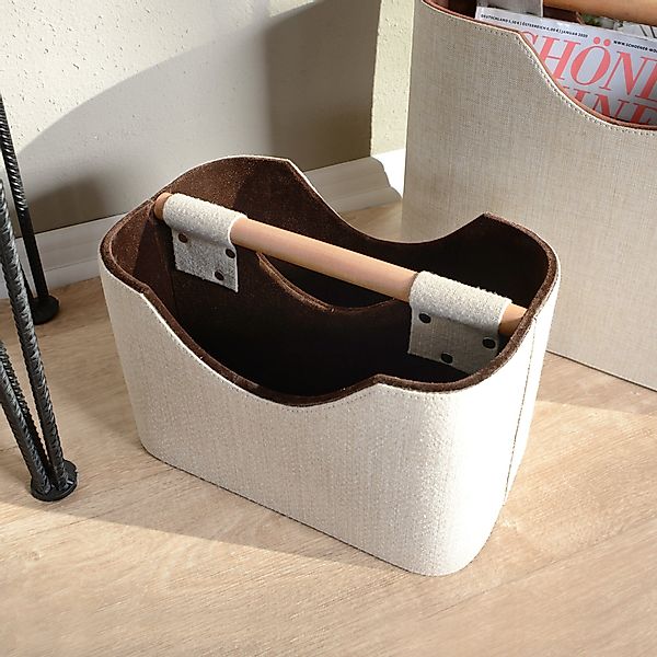 wohnfreuden Aufbewahrungsbox Zeitungsständer aus Stoff mit günstig online kaufen