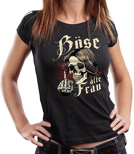 LOBO NEGRO® T-Shirt Damen Lady Biker günstig online kaufen