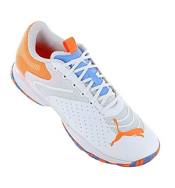 PUMA Solarattack RCT Allcourt weiss/blau/orange Herren Tennisschuh günstig online kaufen