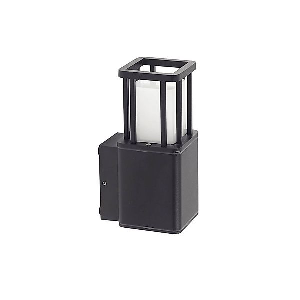Lucande LED Wandleuchte Außen Dakil 10025940 Modern in Schwarz aus Aluminiu günstig online kaufen