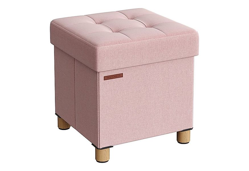 SONGMICS Sitzhocker, mit Stauraum, Schuhbank, klappbare Sitztruhe, Fußbank, günstig online kaufen