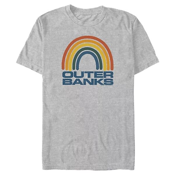 Netflix - Outer Banks - Logo OBX Rainbow - Männer T-Shirt günstig online kaufen