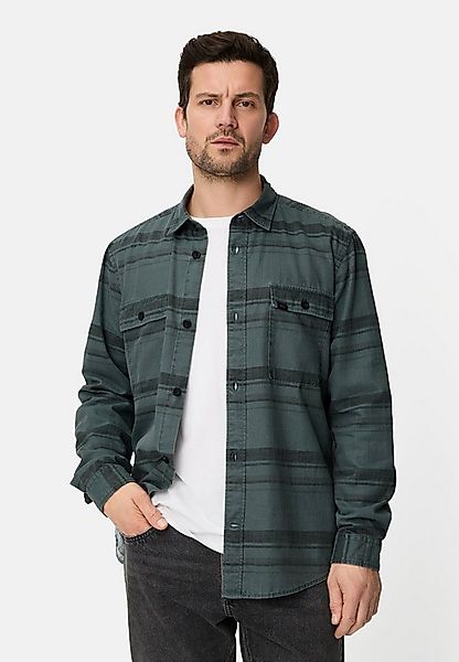 camel active Langarmhemd aus reiner Baumwolle Langarm Kentkragen günstig online kaufen