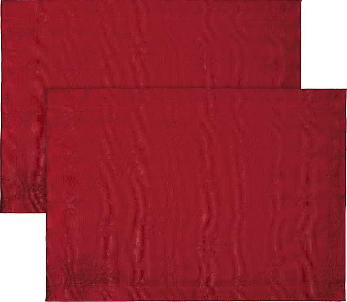 REDBEST Platzset Tischset "Snowflake" 2er-Pack, bügelleicht Uni günstig online kaufen