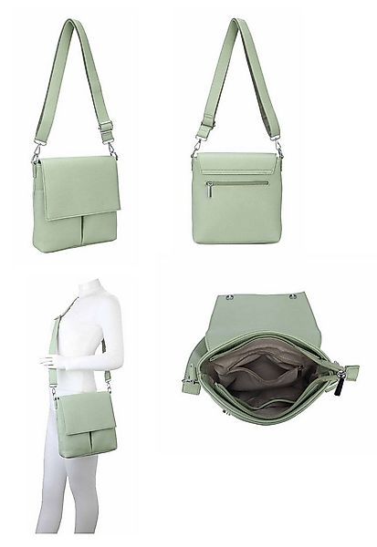ITALYSHOP24 Schultertasche Damen Tasche Crossbody Umhängetasche Shopper Tab günstig online kaufen