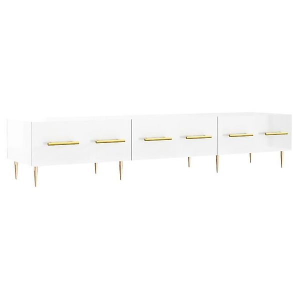 vidaXL TV-Schrank TV-Schrank Hochglanz-Weiß 150x36x30 cm Spanplatte günstig online kaufen