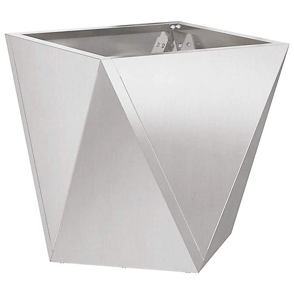 vidaXL Pflanzkübel Silber 30 x 30 x 30 cm Edelstahl 883816 günstig online kaufen