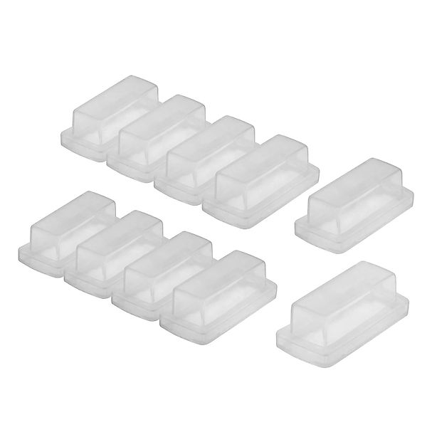 Blanko Abdeckung für Wippschalter 10er Set Silikon Schmal günstig online kaufen