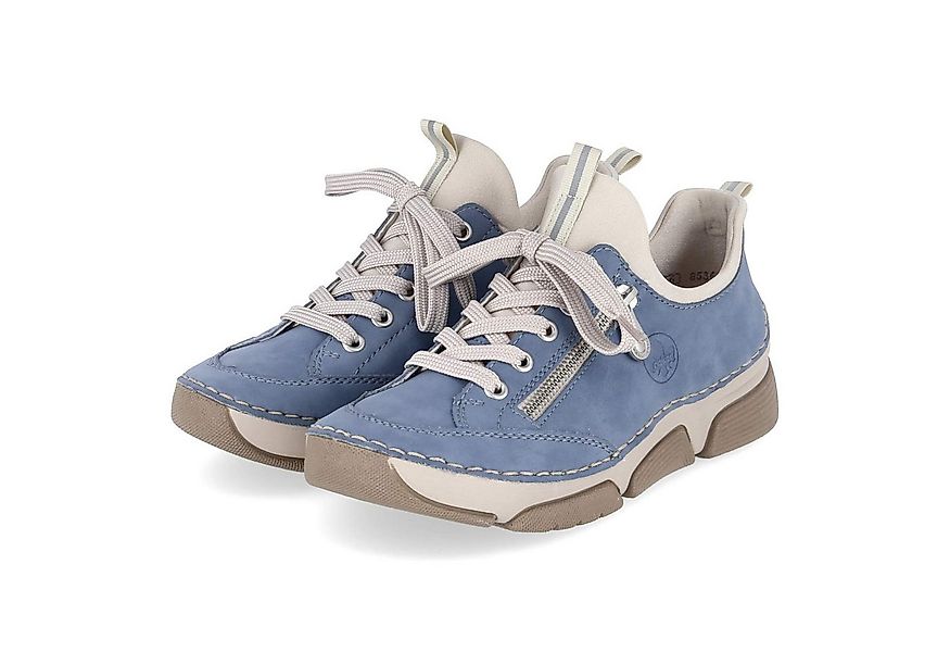 Rieker Rieker 45973-14 Damen Textil & Synthetik blau Schnürschuh günstig online kaufen