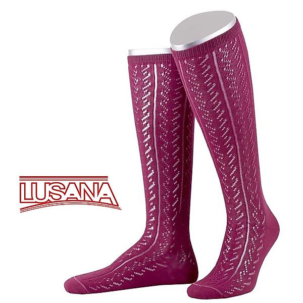 Lusana Trachtensocken mit Ajourmuster günstig online kaufen