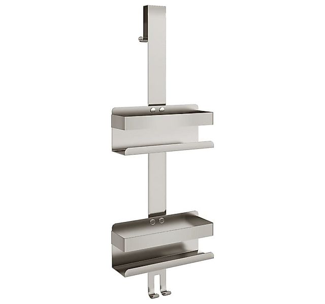 vidaXL Bücherregal Duschcaddy Hängend Gebürsteter Edelstahl 304, 1-tlg. günstig online kaufen