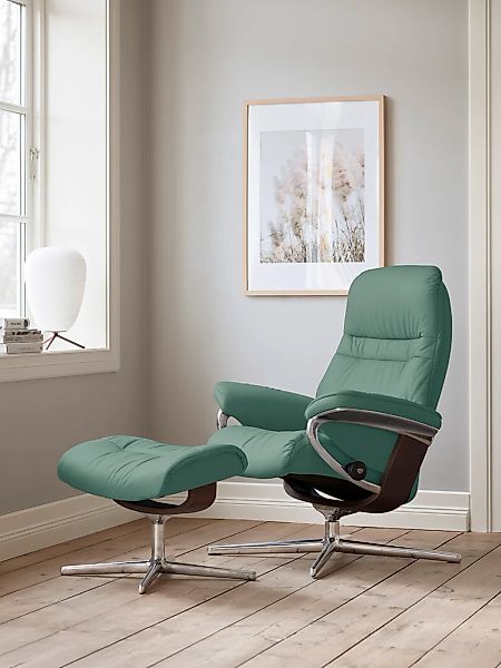 Stressless "Sunrise" mit Cross Base, Größe S, M & L, Holzakzent Braun günstig online kaufen