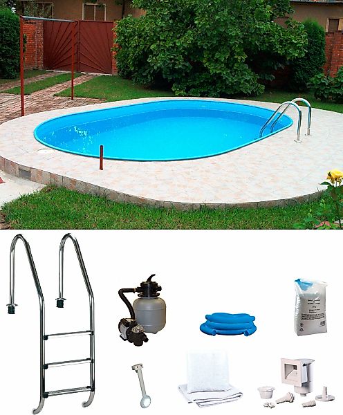 my POOL BWT Ovalpool inkl. Einhänge-LED-Scheinwerfer günstig online kaufen