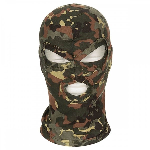 MFH Schlupfmütze Balaclava, 3-Loch, dünn, flecktarn, günstig online kaufen