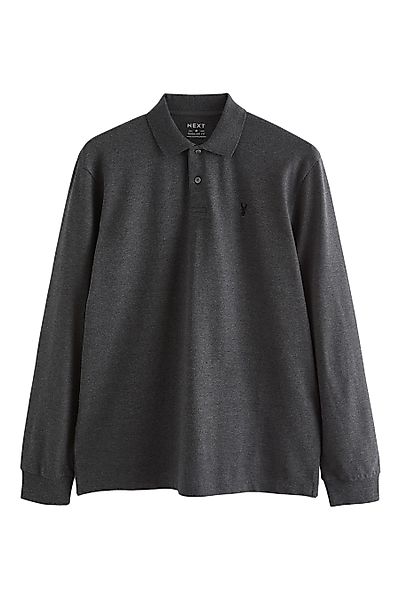 Next Langarm-Poloshirt Langärmeliges Pikee-Poloshirt (1-tlg) günstig online kaufen
