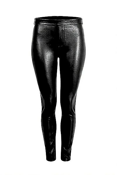 Be Noble Lederhose Martina schwarz Elegante figurbetonte Leggings aus super günstig online kaufen