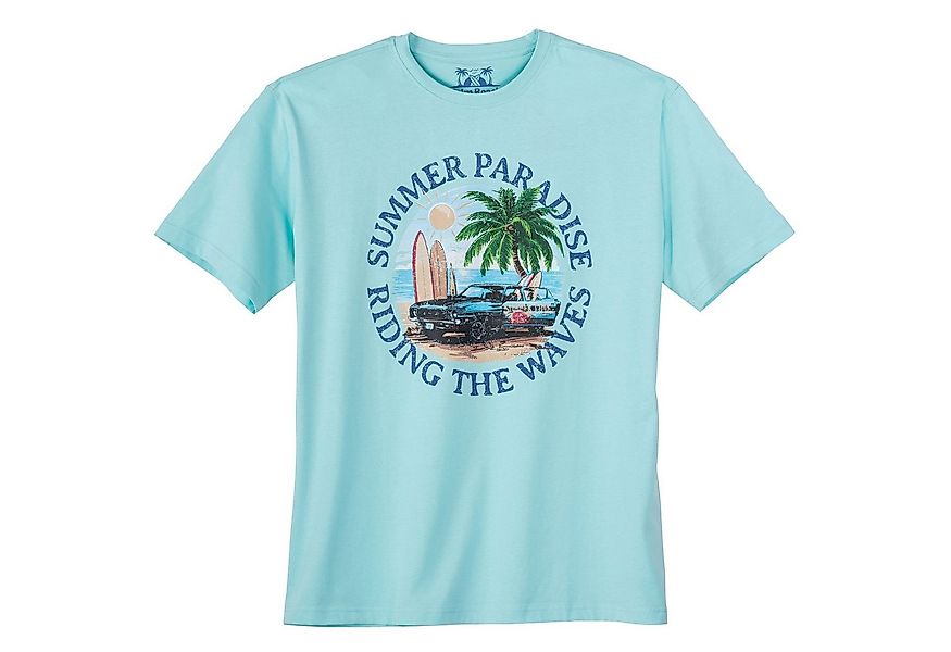 Calm Beach Print-Shirt Calm Beach XXL T-Shirt helltürkis Summer Paradise günstig online kaufen