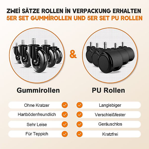 Homimaster Bürostuhl Ergonomisch, Kunstleder Schreibtischstuhl 90° günstig online kaufen