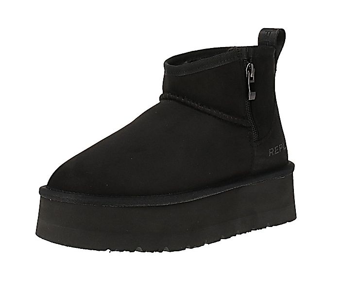 Replay Replay Chic Zip Tonal GWF5A C0007T - Damen Boots - 003-Black Stiefel günstig online kaufen