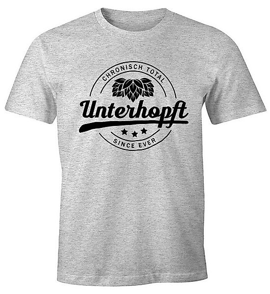 Print-Shirt Chronisch Unterhopft Total Herren T-Shirt günstig online kaufen
