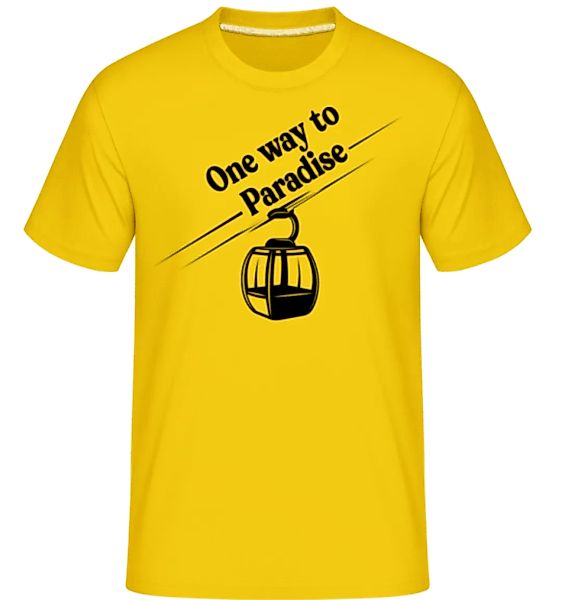 One Way To Paradise · Shirtinator Männer T-Shirt günstig online kaufen