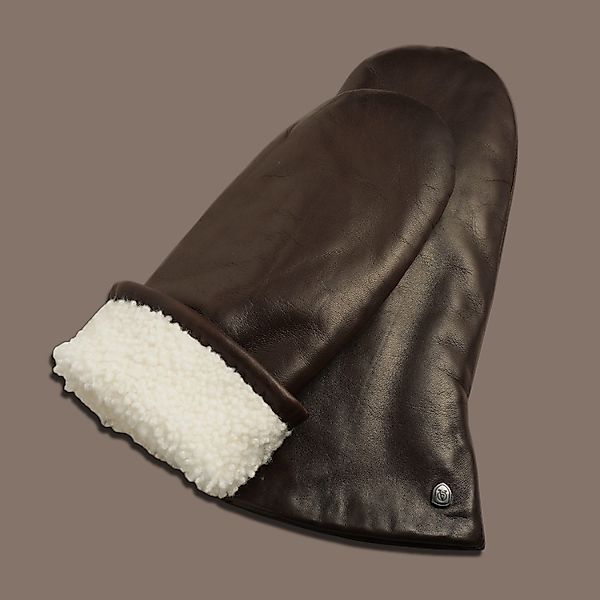 AKAROA Lederhandschuhe Lammfell Fäustlinge SUE, italienisches günstig online kaufen