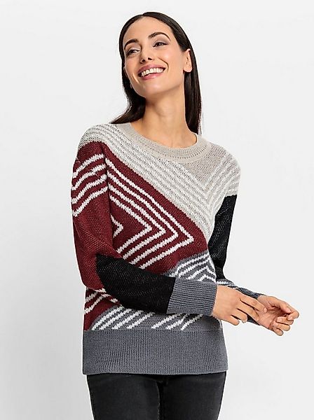 heine Strickpullover Jacquard-Pullover . günstig online kaufen