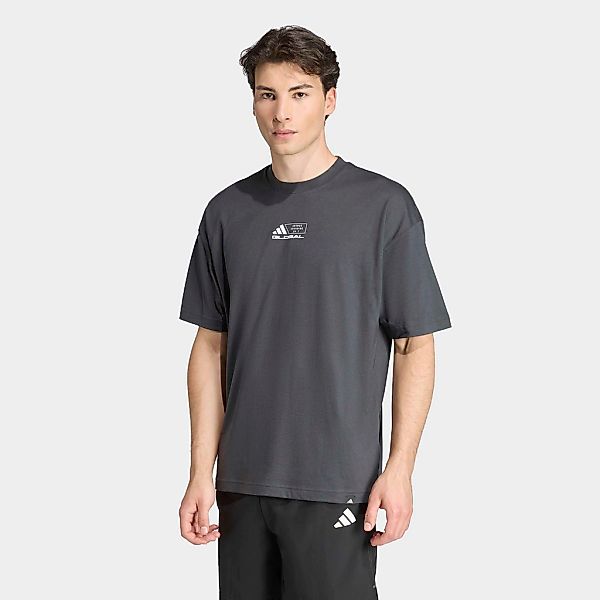 adidas Performance T-Shirt "GFX TEE GLOB Q4" sportlicher Stil, kurze Ärmel, günstig online kaufen