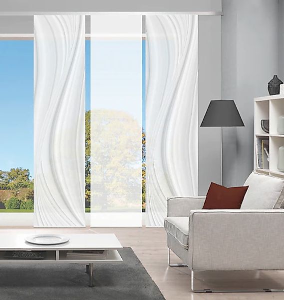 Vision S Schiebegardine »LAURINA 3er SET« Paneelwagen 3 Stk. tlg. Schiebevo günstig online kaufen