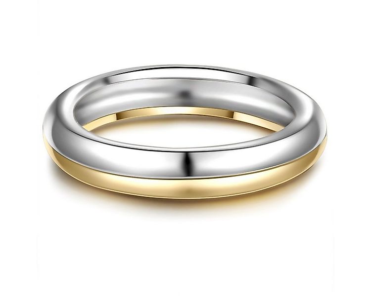 Glanzstücke München Silberring silber/gelbgold, aus Sterling Silber günstig online kaufen