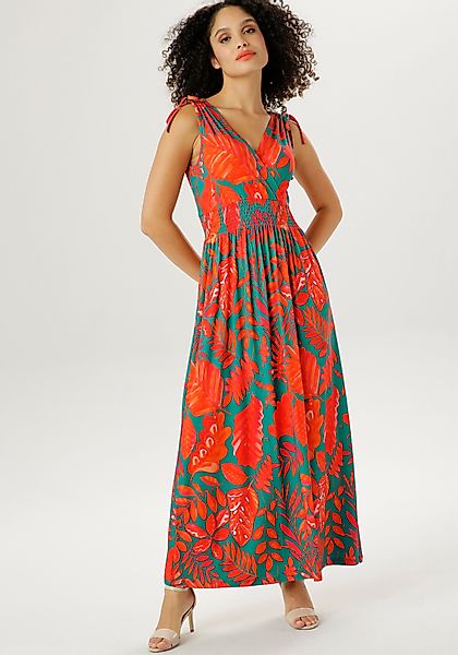 Aniston SELECTED Sommerkleid mit breiten Trägern günstig online kaufen