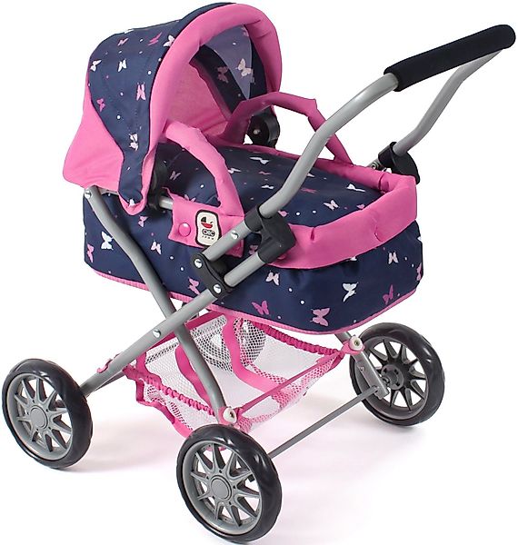 CHIC2000 Puppenwagen Smarty, Butterfly, rosa günstig online kaufen