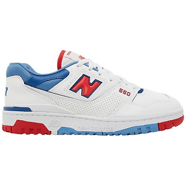 New Balance  Sneaker 550 White True Red Atlantic Blue günstig online kaufen