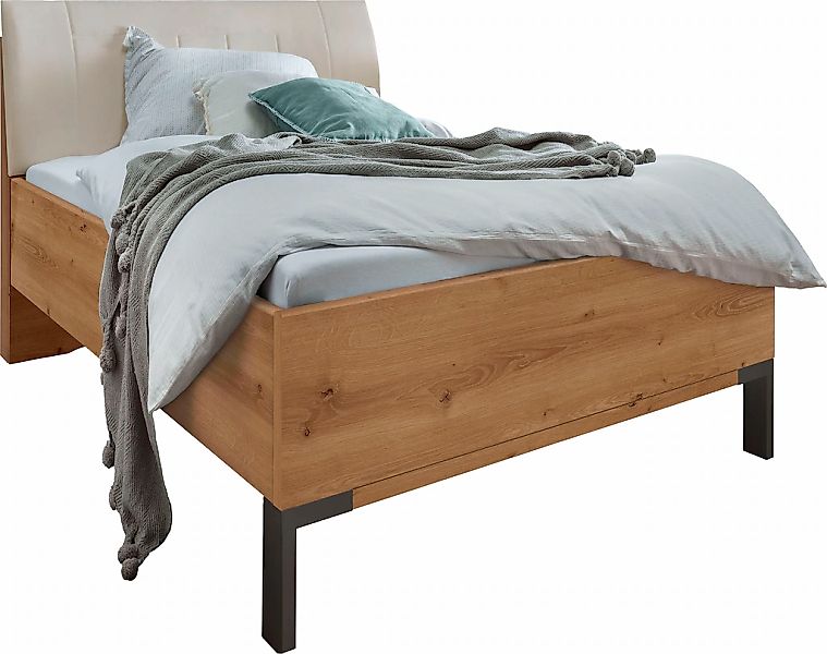 WIEMANN Futonbett "Monaco, Bettgestell, Bettrahmen, komfortables Polsterkop günstig online kaufen