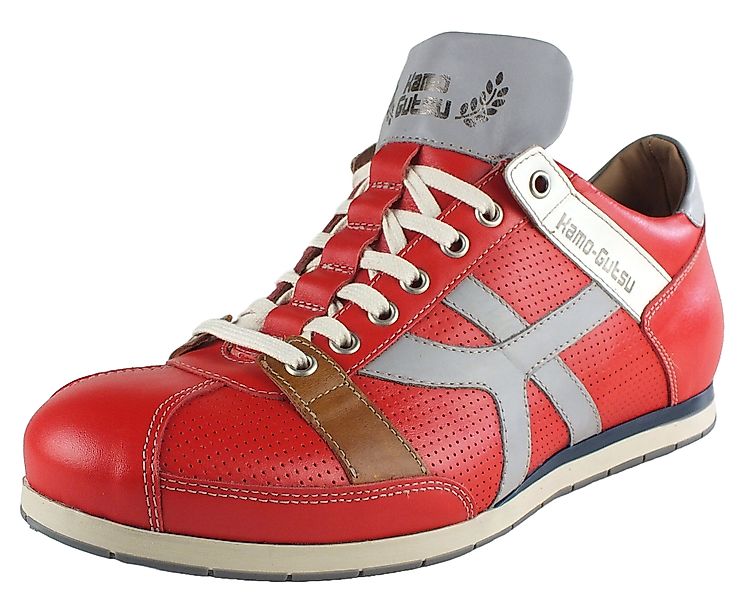 Kamo-Gutsu Herren Leder Halbschuhe Sneaker Sneaker günstig online kaufen