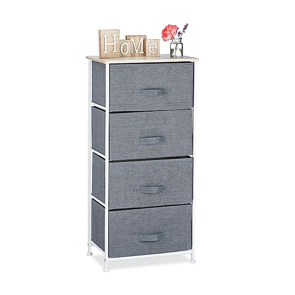 relaxdays Standregal Regalsystem verschiedene Varianten grau, günstig online kaufen