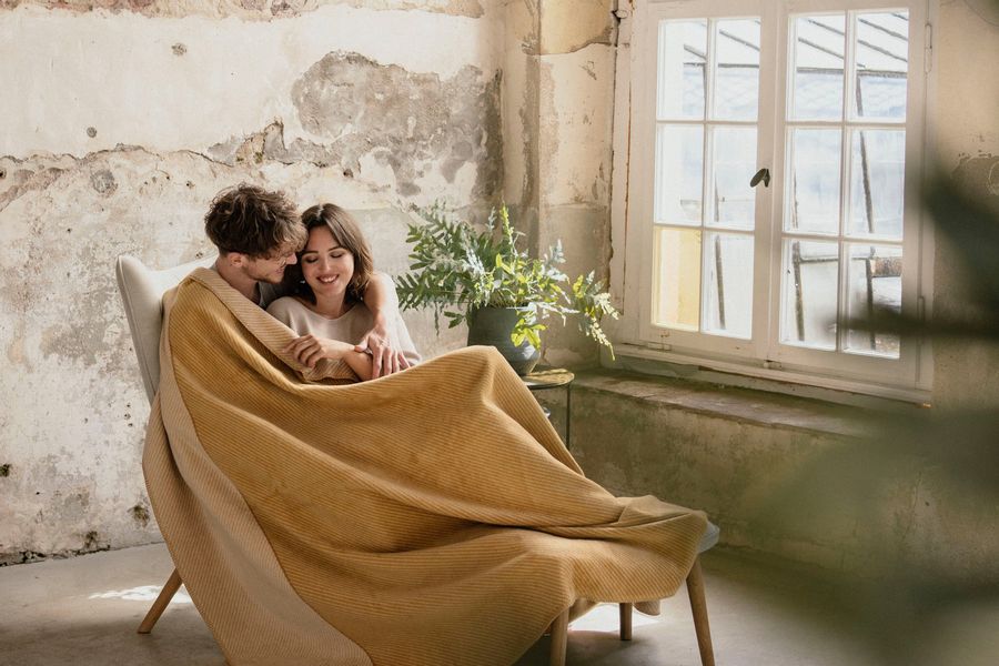 IBENA Wohndecke »Jacquard Decke Austin« 150 x 200 cm (Breite x Länge), einf günstig online kaufen