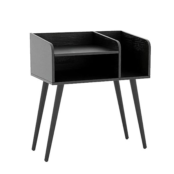 Costway Nachttisch 50 x 32 x 58 cm Schwarz günstig online kaufen