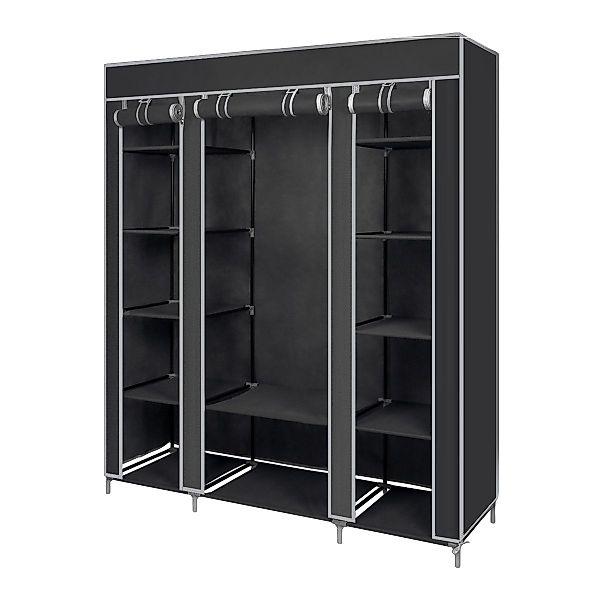 Mondeer Stoffschrank Kleiderschrank mit Kleiderstange, 3 günstig online kaufen