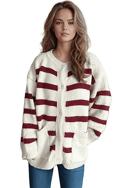 YRIIOMO Strickpullover Damen Strickjacke mit weichem Materialmix, lässigem günstig online kaufen