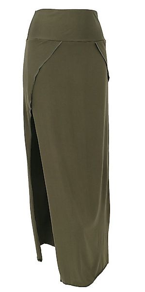 Guru-Shop Minirock Schmaler Elfenrock, langer Rock - olivgrün alternative B günstig online kaufen