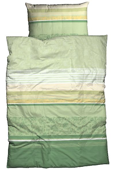 CASATEX Bettwäsche "Teri" 2 Stk. tlg. zarte Blüten und Streifen, frische, e günstig online kaufen