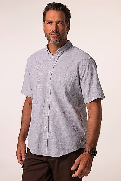JP1880 Kurzarmhemd Hemd Halbarm Leinenmix Streifen günstig online kaufen