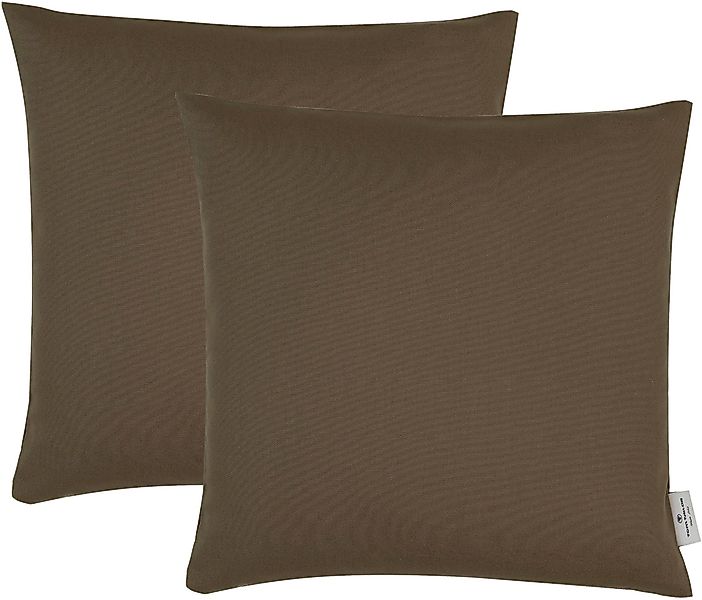 TOM TAILOR HOME Dekokissen "Dove" unifarben, Kissenhüllen ohne Füllung, 2er günstig online kaufen