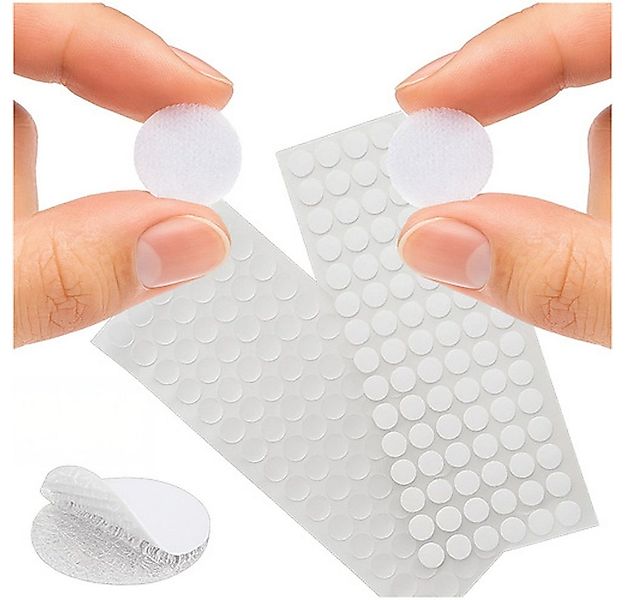 Ruhhy Klett-Klebepad Selbstklebendes Klettband 18 mm (Spar-Set, 500-St., be günstig online kaufen